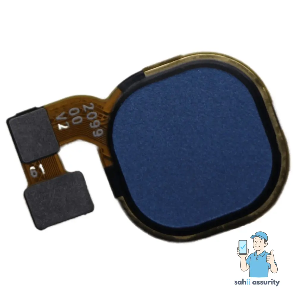 Fingerprint Sensor with Flex Cable for Infinix Hot 10S Blue